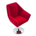 thumbnail image 3 of 1/12 silla sillón muebles de sala de estar en miniatura rojo Sunnimix sillas de casa de muñecas, 3 of 8