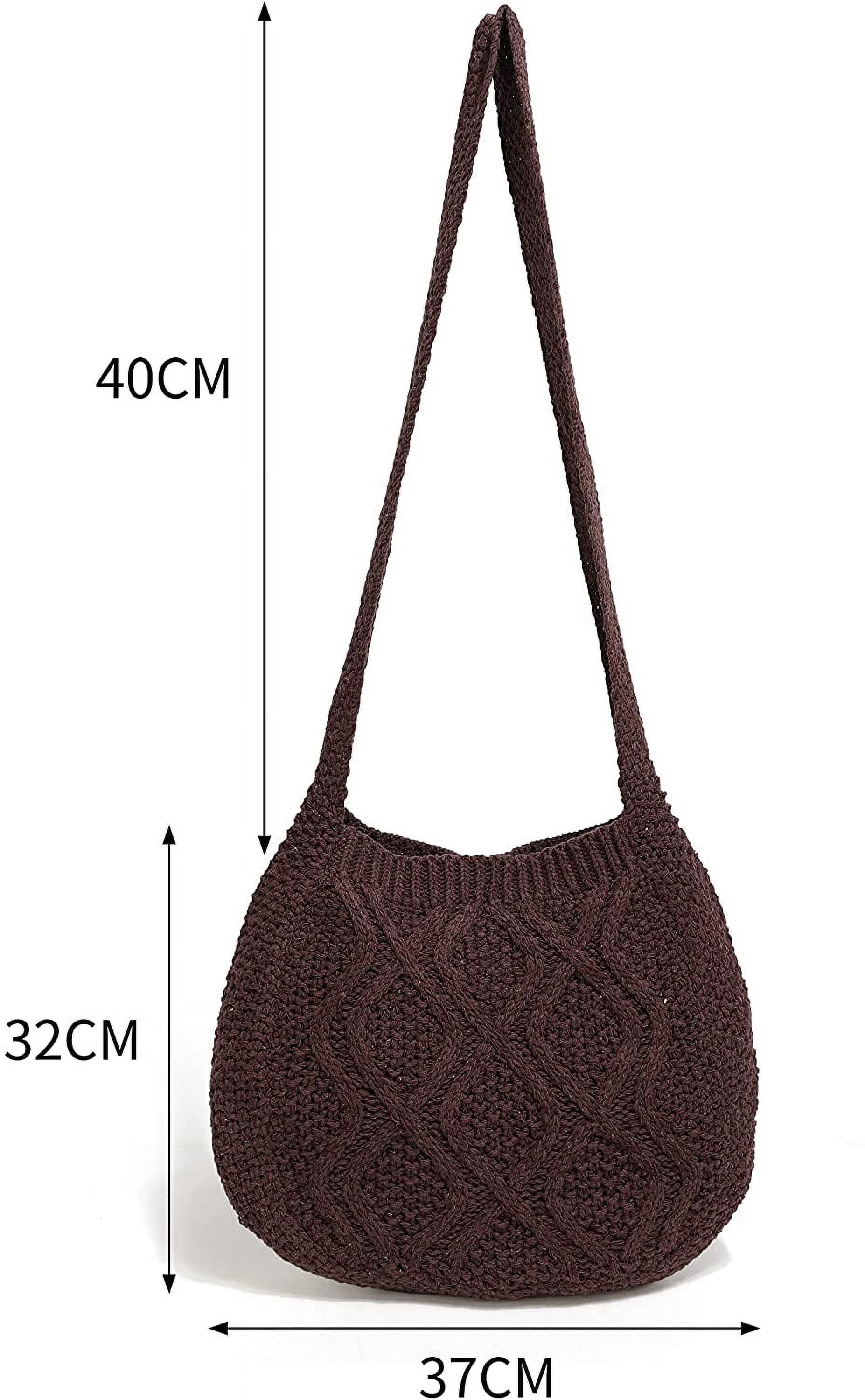 CoCopeaunts Women's Shoulder Handbags Crochet Bags Shoulder Shopping Bag tote bag aesthetic canvas tote cute tote bags