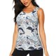 thumbnail image 1 of Fotbe Sea Animal Blusas Sin Mangas para Mujer – Estilo Casual, Corte Suelto, Slim-Fit, Cuello Redondo Deportivo, Tops de Verano para Gimnasio y Yoga-Large, 1 of 7