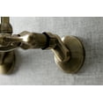 thumbnail image 4 of Kingston Brass KS314AB Kingston Two Handle Wall Mount Kitchen Faucet, Antique Brass, 4 of 5