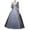 Gray, variant on Women Medieval Renaissance Dresses Queen Halloween Christmas Holiday Dress Ball Gown Dress Theatrical Cosplay Clothing