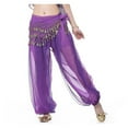 thumbnail image 6 of Belly Dance Pants Women Harem Pants Chiffon Sequins Loose Hockey Pants for Female, 6 of 7