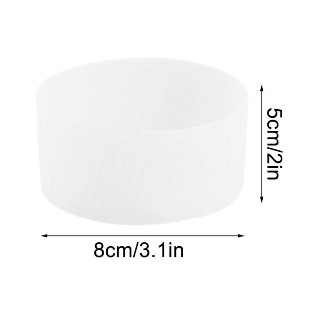 Funda de silicona para tazas, reutilizable, resistente al calor, funda protectora para tazas, funda de silicona para vasos, funda térmica para bebidas, funda protectora para botellas.