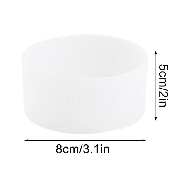 Leodye 1PCS Étui de Protection en Silicone pour Tasse - Couvercle Réutilisable Résistant à la Chaleur pour Verres et Bouteilles de Boisson -3.1*2 Po