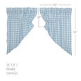 thumbnail image 7 of VHC Brands Annie Blue Buffalo Check Farmhouse Prairie Swag Curtain Set 36x36x18, 7 of 7