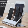 thumbnail image 4 of Mistaha Multifunctional Mobile Phone Tablet Stand Foldable Desktop Stand Vertical Storage Design Stable Structure Wide, 4 of 8