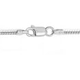 thumbnail image 3 of Silvadi Nickel Free 925 Sterling Silver Round Snake Chain for Women, 20", 1.2mm, 3 of 6