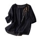 thumbnail image 2 of mfyjkho Tops Para Mujer, Camiseta De Tirantes Lisa, Cuello Redondo, Manga 1/2, Informal Y Cómoda Para Mujer Tops Y Blusas Para Mujer L, 2 of 6