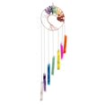 thumbnail image 1 of VONKY Wind Chime Crystal Agate Multicolor for Indoor Decoration Meditation Strip, 1 of 8
