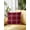 Red, Burgundy, White, variant on Outdoor Pillows Waterproof, Black Checkered Throw Pillows with Inserts Included, Farmhouse Buffalo Plaid Modern Indoor Outdoor Decorative Lumbar Pillow for Bed/Couch/Patio 16"x16", 1Pcs