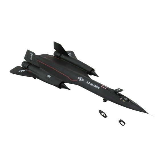 Lockheed SR-71B Blackbird Stealth Aircraft "Beale Air Base, Gumby" United States Air Force 1/200 Diecast Model by Herpa