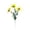 Yellow, variant on Dademeo 11.8 Inch Artificial Flower Stem Realistic Soft Rubber Faux Floral for Wedding Bouquet Home Table Vase Decor