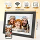 thumbnail image 1 of Touch Screen Digital Picture Frame 10.1 Inch WIFI Video Frame Digital Photoframe Built-in 32GB Storage for Photos Video Frameo, 1 of 5