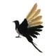 thumbnail image 1 of Pájaro de simulación de urraca, artesanías de pájaros artificiales, figuras de pájaros realistas para arte de jardín Alas extendidas de 36 cm., 1 of 9