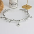 thumbnail image 4 of Crown Headband Hair Accessories Fashion Women Crystal Waterdrop Pendant Tiara Bridal Wedding Party Elf Hair Jewelry Hair Hoop, 4 of 6