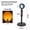 Black-Monochrome Sunset, variant on Sunset Ambient Light Retractable Bracket Creative Sunset Light App Remote Control Intelligent Dimming Bedroom Night Light