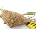 thumbnail image 5 of Kukuzhu Straw Hobo Bag for Women Woven Totes Large Beach Handmade Shoulder Bag Handbag Purse, 5 of 6