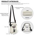 thumbnail image 6 of HELLHERO Cartoon Cat Sling Bag with Adjustable Strap Travel Crossbody Purse Stylish Polyester, 6 of 7