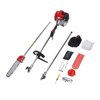 Ethedeal 8500r/Min 1250W 42.7CC 2 Stroke Telescoping Gas Extension Pole Saw Tree Trimmer 12'' Bar Length