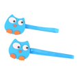 thumbnail image 2 of DOLITY 2x Wooden Curtain Tiebacks Drapery Buckle Clip Holdback - Blue, 2 of 5