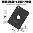 thumbnail image 6 of iPad 8th Generation Case, iPad 7th Generation Case, Heavy Duty Rugged Hybrid Shockproof Protective Cover with Kickstand for Apple iPad 10.2-Inch Tablet 2020/2019 Release, Black, 6 of 6