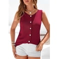 thumbnail image 4 of PRETTYGARDEN Womens Sweater Vest Spring Tops Cute Summer Sleeveless Cardigan Casual Knit Button Up Tank Tops, 4 of 10