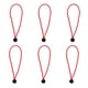 thumbnail image 1 of Paquete de 6 piezas de ,12 '' 5,9 '' Cordones de bola de alta resistencia para lonas, toldos, banderas y mástiles rojo, 1 of 6