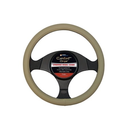 Comfort Grips Steering Wheel Cover - Performa Grip Large (15.5 - 16.4) Tan