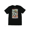 thumbnail image 4 of The Nightmare Before Christmas Men's The Pumpkin King Flames Adult T-Shirt, 4 of 5