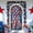 B, variant on Patriotic Giant Star-Striped Door Bow 70.87x35.43in, Red White Blue Glitter Bow for 4th of July, Memorial Day Front Door Decor
