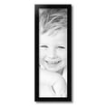 thumbnail image 2 of ArtToFrames 8" x 24" Satin Black Picture Frame, 8x24 inch Black Wood Poster Frame (WOM-1451), 2 of 8