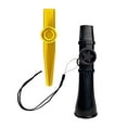 thumbnail image 1 of Yinanstore Flûte Kazoo Facile à Apprendre pour Spectacle de Performance pour Enfants Noir et Or, 1 of 8