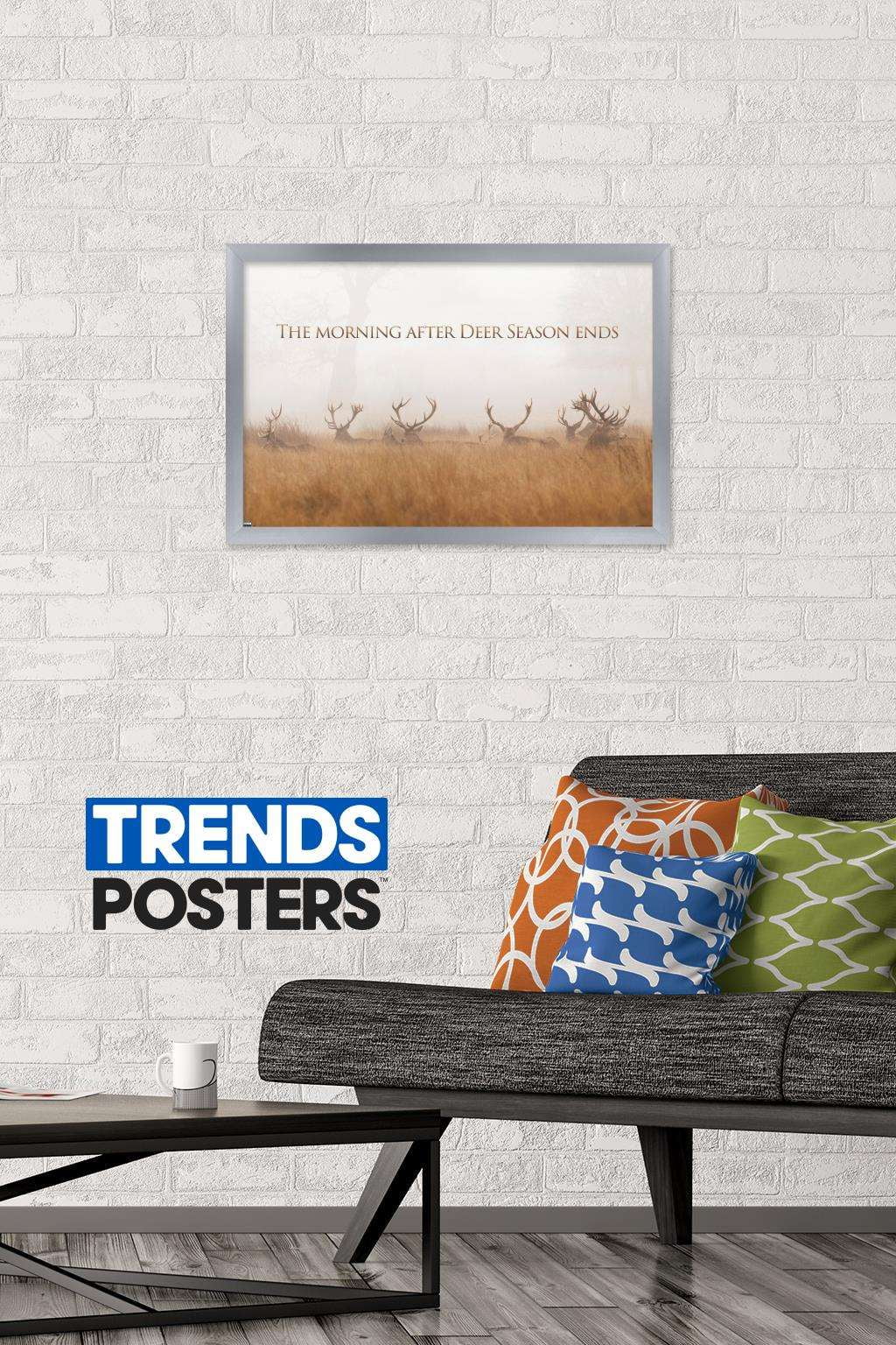 Hunting - The Day After Wall Poster, 14.725" x 22.375", Framed