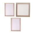 thumbnail image 1 of veasfak 3 Wooden Paper Making Handmade Deckle Mould Screen Frame DIY Wood Art Craft Tool, 1 of 9