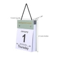 thumbnail image 2 of IDEANATEGRATE Organizador Diario De Pared 2026 Con Para Rasgar En, 2 of 8