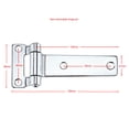 thumbnail image 3 of s De Puerta De Acero Inoxidable En T De Puerta De Cobertizo ero s De Camión De Barco Marino Sunnimix Bisagra en T de acero inoxidable, 3 of 8