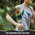 thumbnail image 4 of Raindrops Sweat Absorbing Pouch Arm Bag Green for Keys and Small Items in Sports 1Pcs, 4 of 6