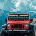 thumbnail image 3 of HUIACONG Sunshade Windshield for Wrangler TJ JK Windshield Sunshade Visor Mat for Jeep Wrangler TJ JK JKU 1996-2018 Sun Shade Screen Accessories Blue Aztec Tribal, 3 of 6