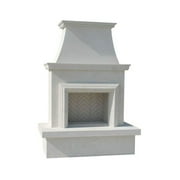 Contractors Model with Moulding Vent-Free Fireplace - White Aspen