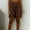 #0079-Brown, variant on Women's Cotton Casual Elastic Waist Comfy Curling Knee Length Bermuda Shorts with Pocket