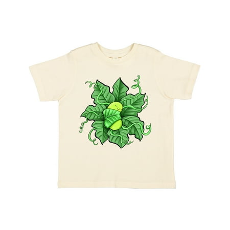 

Inktastic Cute Sleeping Little Bean in Leaves and Vines Gift Toddler Boy or Toddler Girl T-Shirt