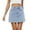 C2 Light Blue, variant on krdevn Women's High-Waisted Distressed Denim Mini Skirt Solid Denim Mini Skirt Culottes, Jean Skirts for Women Denim,for Size S