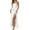 White, variant on Krdevn Women's Formal V Neck Dress Hollow Out Backless Bodycon Maxi Dress Slim Fit Waist Belted Party Evening Gown,Color: GN2 Size: S