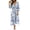 Multicolor#10, variant on Bxsruta Womens Summer Maxi Dress Bohemian Floral V Neck 3/4 Sleeve Casual Flowy Long Dresses