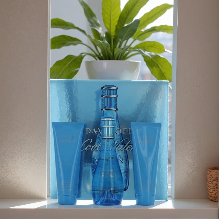 Cool Water by Davidoff Women's Perfume Gift Set - Includes Eau De