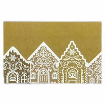 Gingerbread Cottage Holiday Enclosure Cards, Brown and White, Gloss Finish, 3.5 x 2.25 Inches, 50 Count (ac7176050) - Christmas Gift Tags, Xmas Enclosure Cards