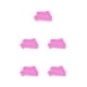 thumbnail image 1 of Molde de letras de feliz cumpleaños Injueey 3D de silicona Rosa Gris, 1 of 6