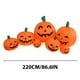 thumbnail image 3 of Decoración de escenas al aire libre, decoración del hogar, decoración de habitaciones, decoración de paredes, calabaza inflable de Halloween de 2,2 m y 7 pulgadas, decoración de Halloween con fantasma, 3 of 9