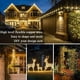 thumbnail image 5 of CRUEL 15m Guirlande Lumineuse Exterieure Solaire - Geemoo 150 LED Guirlande Noel Solaire en Fil Cuivre con 8 modos, para la decoración exterior, jardín, árboles, etc., 5 of 5