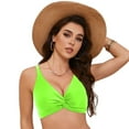 thumbnail image 4 of Women Full Coverage Bikini Top No Bottom Push up Swimsuits Top Sport Bra Bathing Suits Tops, 4 of 9